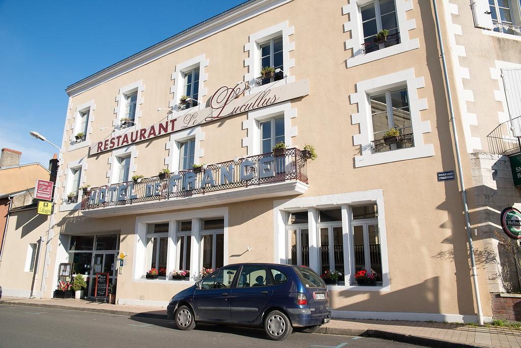 Logis Hotel De France Restaurant Le Lucullus Montmorillon Exterior foto